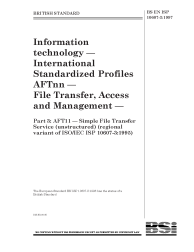 BS EN ISP 10607-3:1997