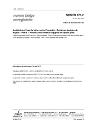 NBN EN 671-2:2012