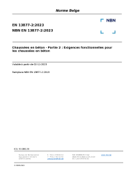 NBN EN 13877-2:2023