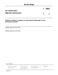 NBN EN 15544:2023