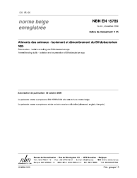 NBN EN 15785:2009