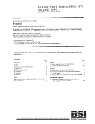 BS 2782-9 Method 930A:1977