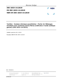 NBN EN ISO 1833-14:2019