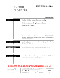 UNE-EN 60311:2004/A1:2006