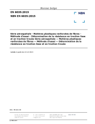 NBN EN 6035:2015