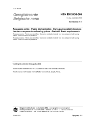 NBN EN 2436-001:2006