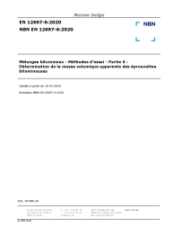 NBN EN 12697-6:2020