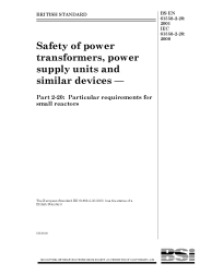 BS EN 61558-2-20:2001