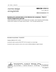 NBN EN 13757-3:2013