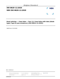 NBN ISO 8820-12:2020
