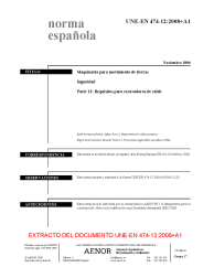 UNE-EN 474-12:2008+A1:2008
