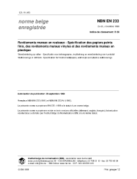 NBN EN 233:1999
