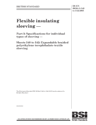 BS EN 60684-3-340 to 342:2003