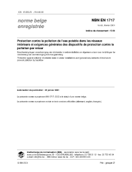 NBN EN 1717:2001