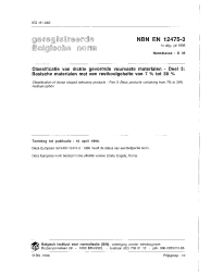 NBN EN 12475-3:1998