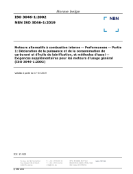 NBN ISO 3046-1:2019