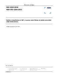 NBN ISO 4204:2021