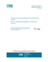 UNE-EN 1366-5:2022