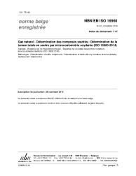 NBN EN ISO 16960:2014