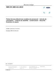 NBN EN 280+A1:2015