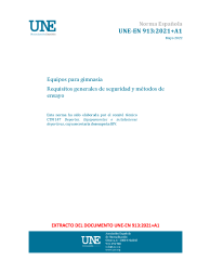 UNE-EN 913:2021+A1:2022