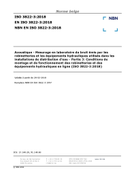 NBN EN ISO 3822-3:2018