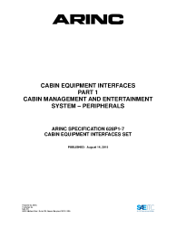 ARINC Specification 628P1-7:2015